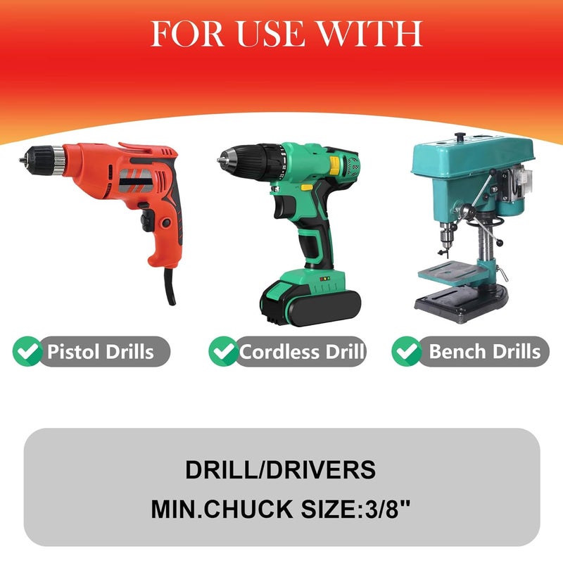GARHWAL 3-1/8 inch Bi-Metal Hole Saw Drill Bit - Ideal for Circular Cuts in Wood, Plastic, and Sheet Metal - 1-3/16" Cutting Depth - Includes Arbor and Pilot Bit - Image 5